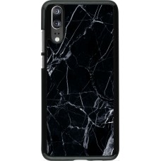 Coque Huawei P20 - Marble Black 01