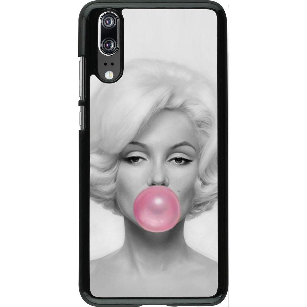 Coque Huawei P20 - Marilyn Bubble