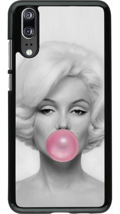 Coque Huawei P20 - Marilyn Bubble