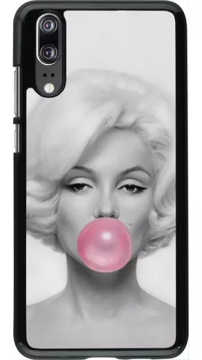 Coque Huawei P20 - Marilyn Bubble