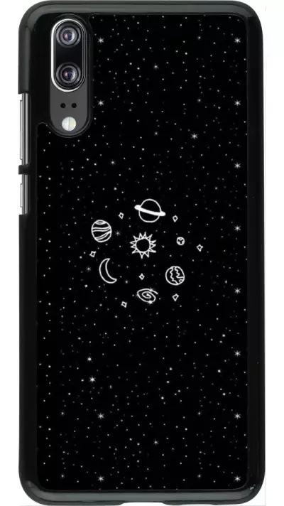 Coque Huawei P20 - Space Doodle