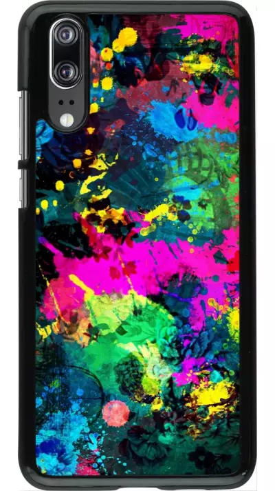 Coque Huawei P20 - splash paint