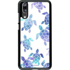 Hülle Huawei P20 - Turtles pattern watercolor