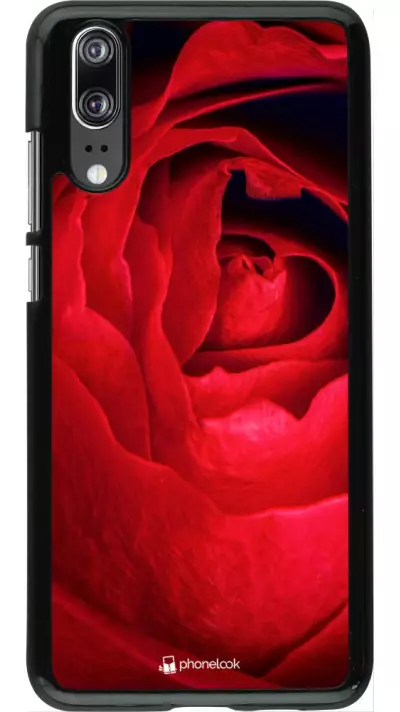 Coque Huawei P20 - Valentine 2022 Rose