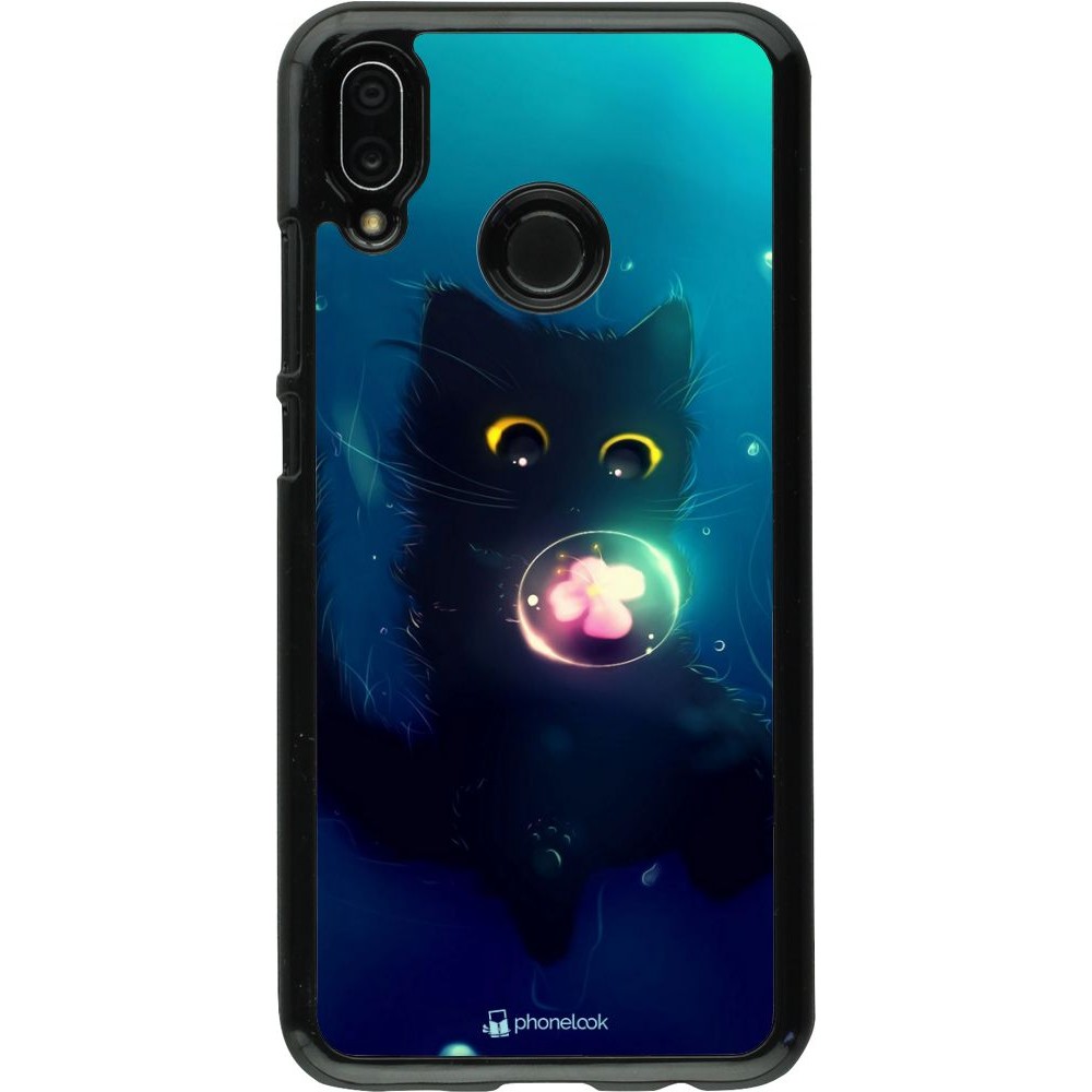 Hülle Huawei P20 Lite - Cute Cat Bubble