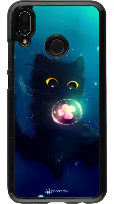 Coque Huawei P20 Lite - Cute Cat Bubble