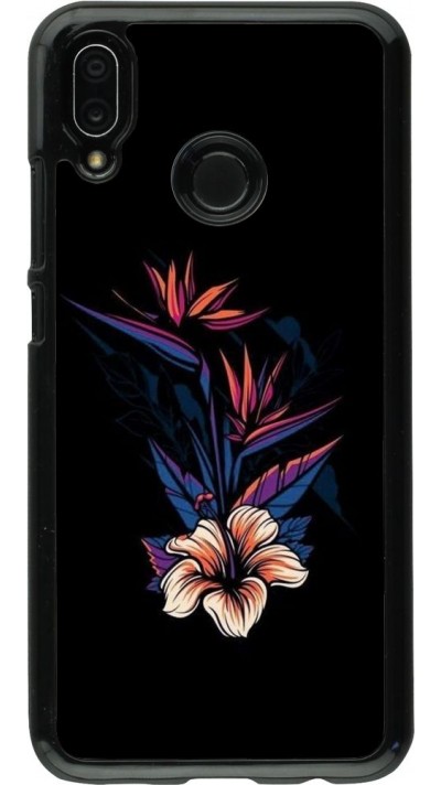 Coque Huawei P20 Lite - Dark Flowers