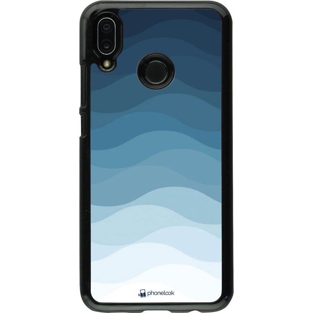 Coque Huawei P20 Lite - Flat Blue Waves