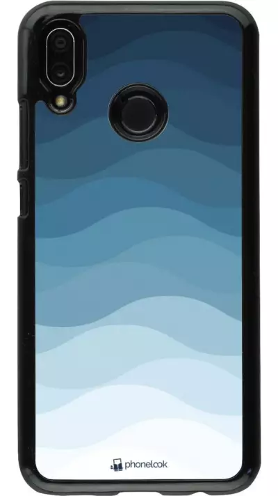 Coque Huawei P20 Lite - Flat Blue Waves