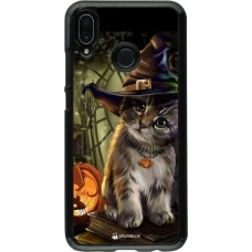Coque Huawei P20 Lite - Halloween 21 Witch cat