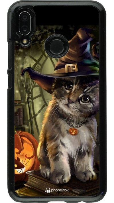 Coque Huawei P20 Lite - Halloween 21 Witch cat