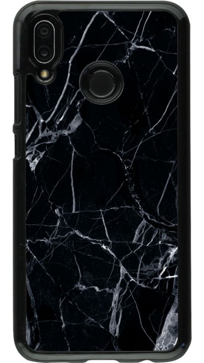Coque Huawei P20 Lite - Marble Black 01