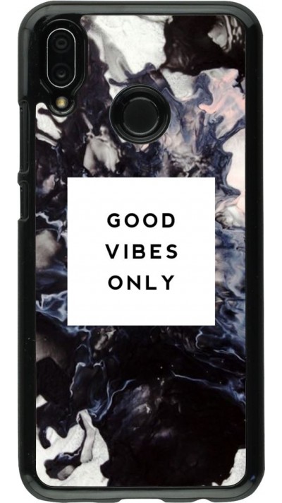 Coque Huawei P20 Lite - Marble Good Vibes Only