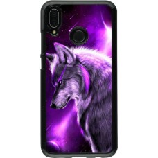 Hülle Huawei P20 Lite - Purple Sky Wolf