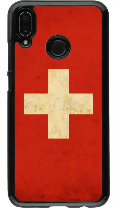 Coque Huawei P20 Lite - Vintage Flag SWISS