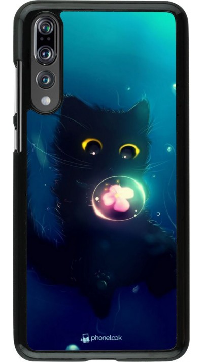 Coque Huawei P20 Pro - Cute Cat Bubble