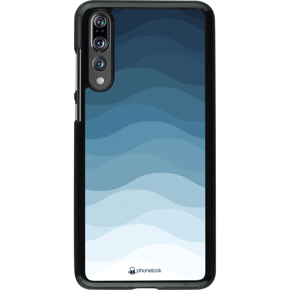 Hülle Huawei P20 Pro - Flat Blue Waves