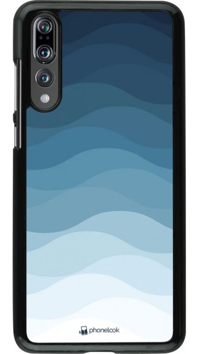 Coque Huawei P20 Pro - Flat Blue Waves
