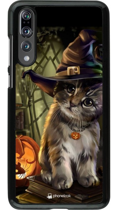 Coque Huawei P20 Pro - Halloween 21 Witch cat