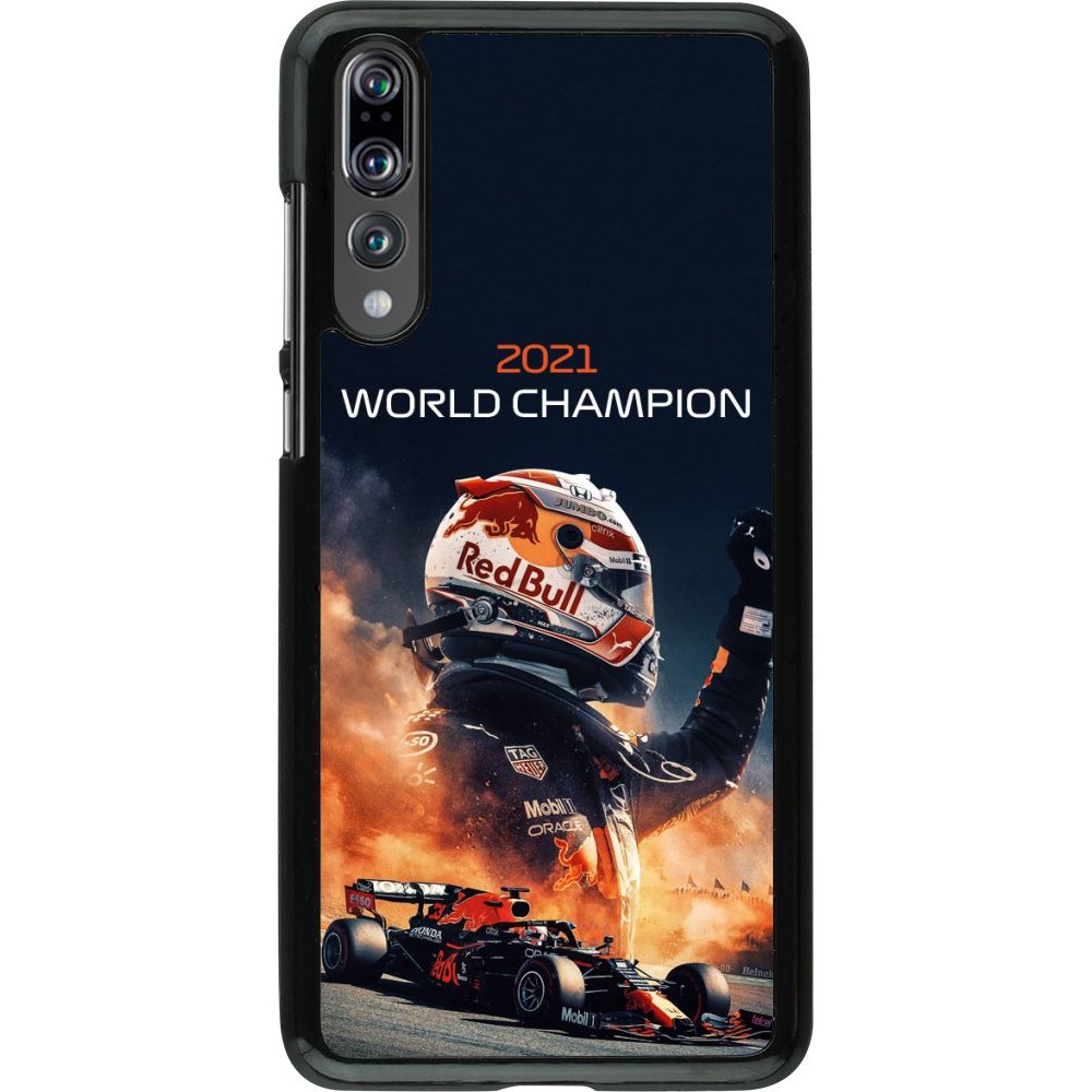 Coque Huawei P20 Pro - Max Verstappen 2021 World Champion