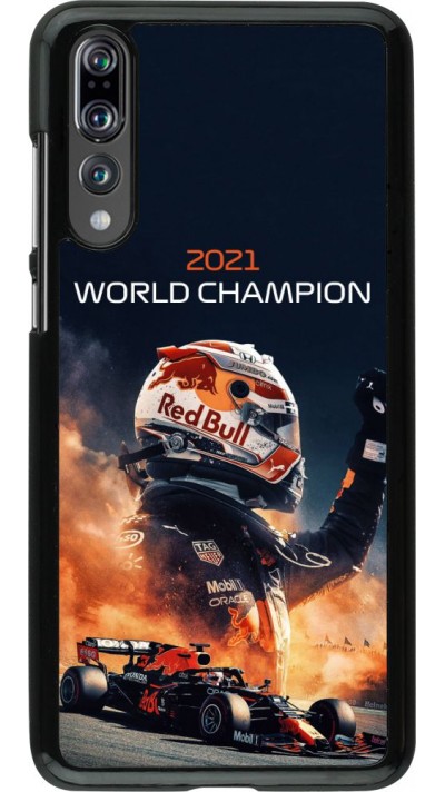 Coque Huawei P20 Pro - Max Verstappen 2021 World Champion