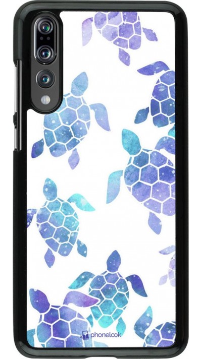 Hülle Huawei P20 Pro - Turtles pattern watercolor