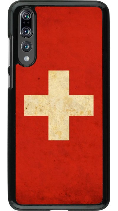 Coque Huawei P20 Pro - Vintage Flag SWISS