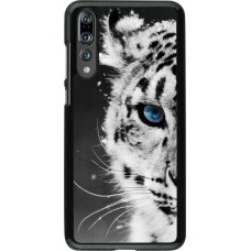 Hülle Huawei P20 Pro - White tiger blue eye