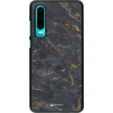 Coque Huawei P30 - Grey Gold Marble