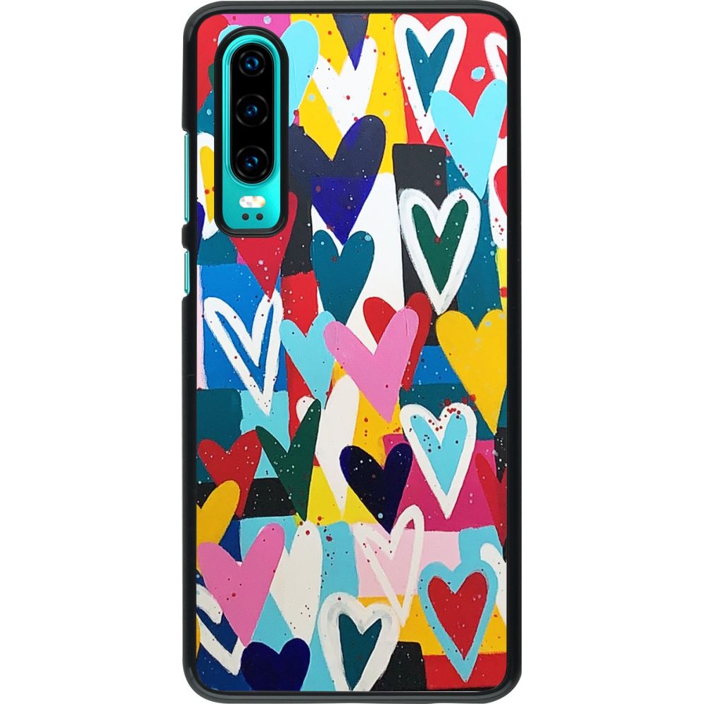 Coque Huawei P30 - Joyful Hearts