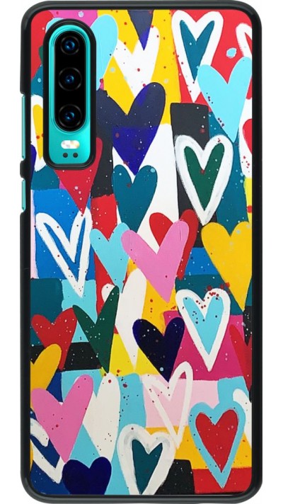 Coque Huawei P30 - Joyful Hearts