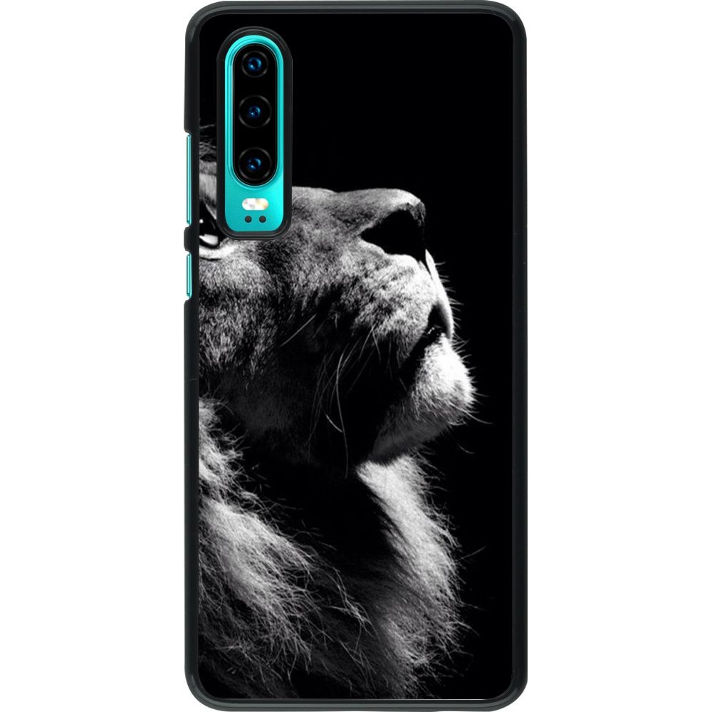 Coque Huawei P30 - Lion looking up