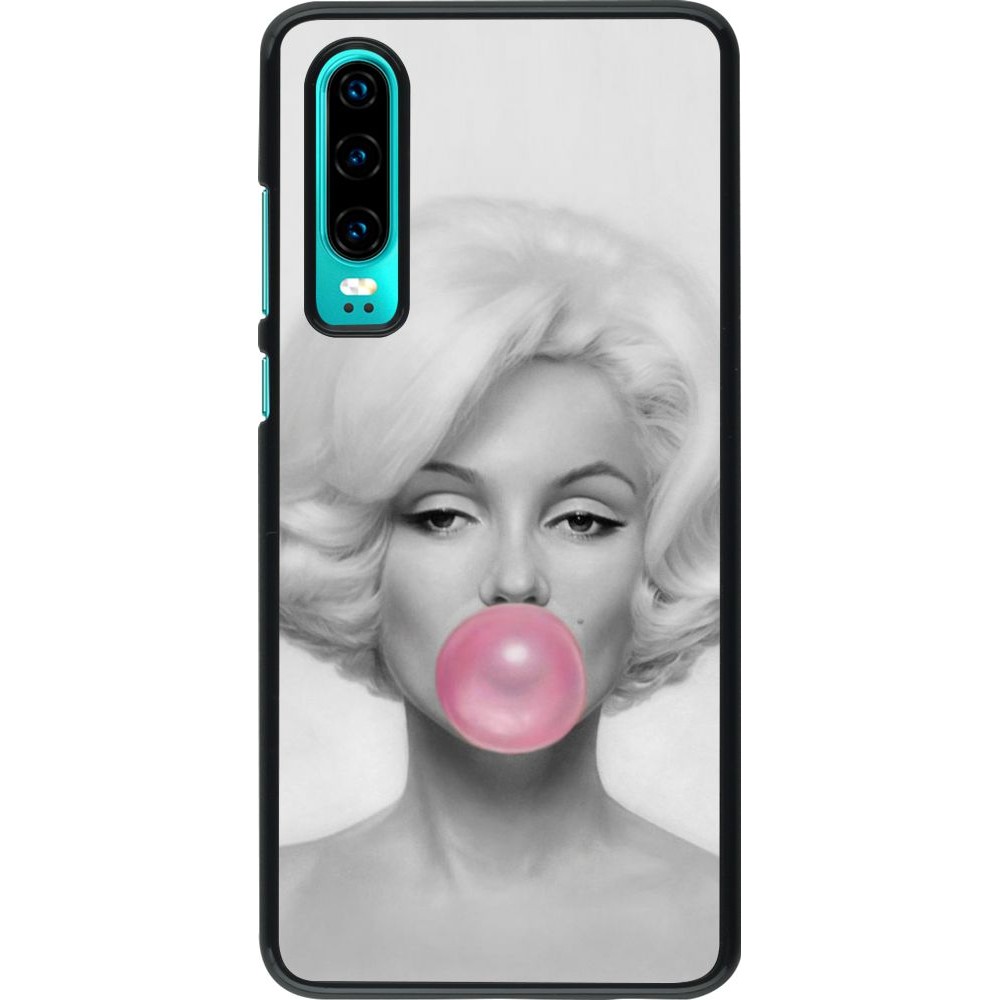 Coque Huawei P30 - Marilyn Bubble