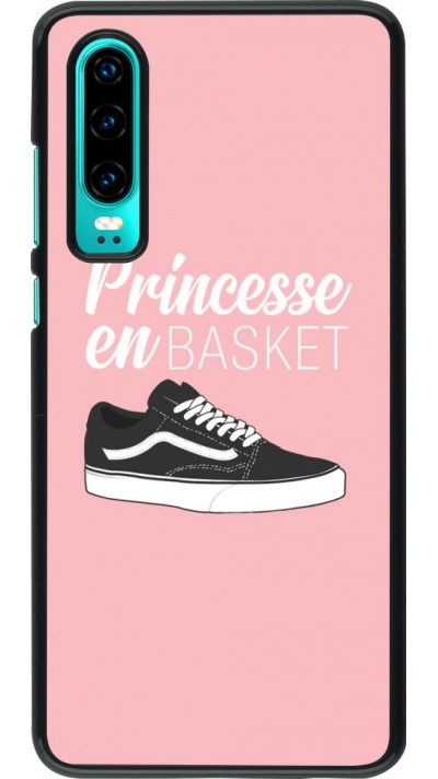 Coque Huawei P30 - princesse en basket