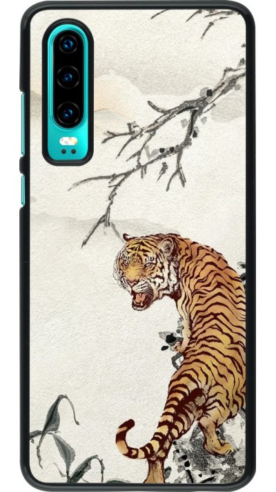 Hülle Huawei P30 - Roaring Tiger