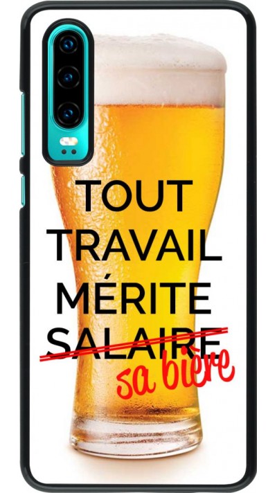 Hülle Huawei P30 - Tout travail mérite sa bière