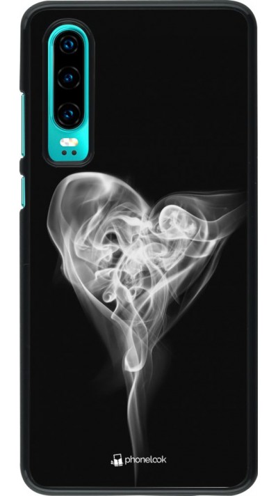 Coque Huawei P30 - Valentine 2022 Black Smoke