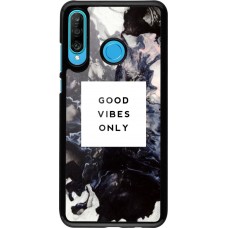 Coque Huawei P30 Lite - Marble Good Vibes Only