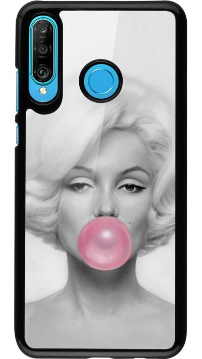 Coque Huawei P30 Lite - Marilyn Bubble