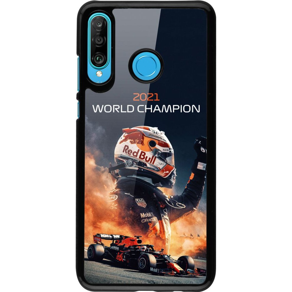 Coque Huawei P30 Lite - Max Verstappen 2021 World Champion