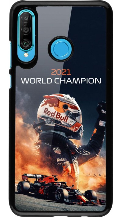 Hülle Huawei P30 Lite - Max Verstappen 2021 World Champion