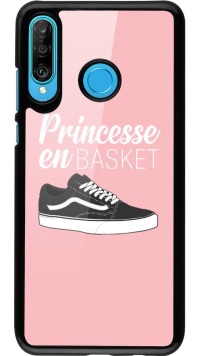 Coque Huawei P30 Lite - princesse en basket