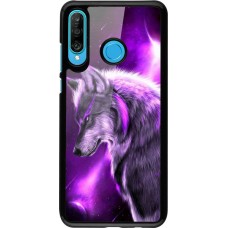 Coque Huawei P30 Lite - Purple Sky Wolf