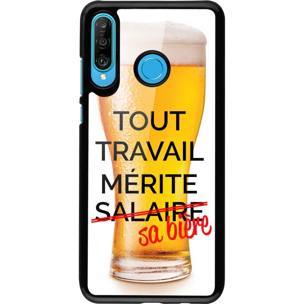 Coque Huawei P30 Lite - Tout travail mérite sa bière