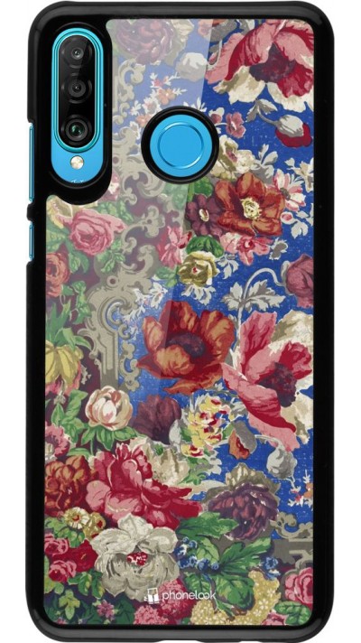 Coque Huawei P30 Lite - Vintage Art Flowers