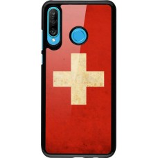 Coque Huawei P30 Lite - Vintage Flag SWISS