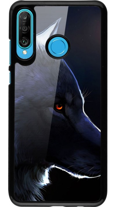 Coque Huawei P30 Lite - Wolf Shape