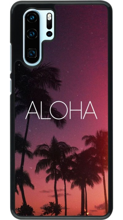 Coque Huawei P30 Pro - Aloha Sunset Palms
