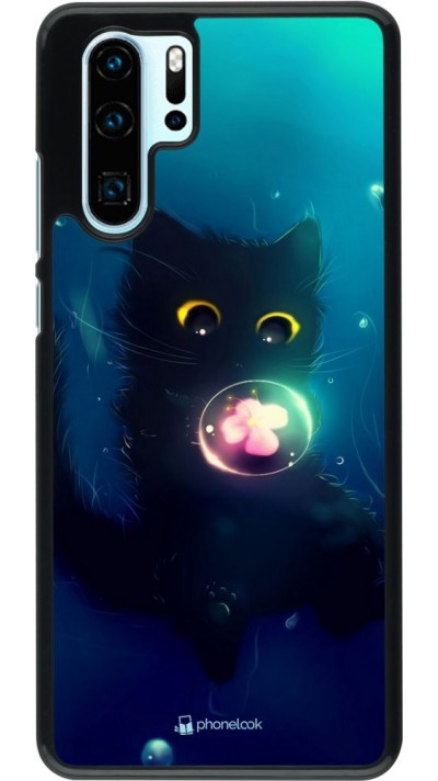 Hülle Huawei P30 Pro - Cute Cat Bubble
