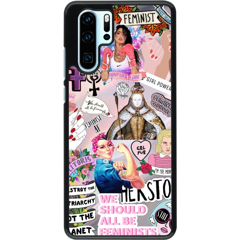 Coque Huawei P30 Pro - Girl Power Collage